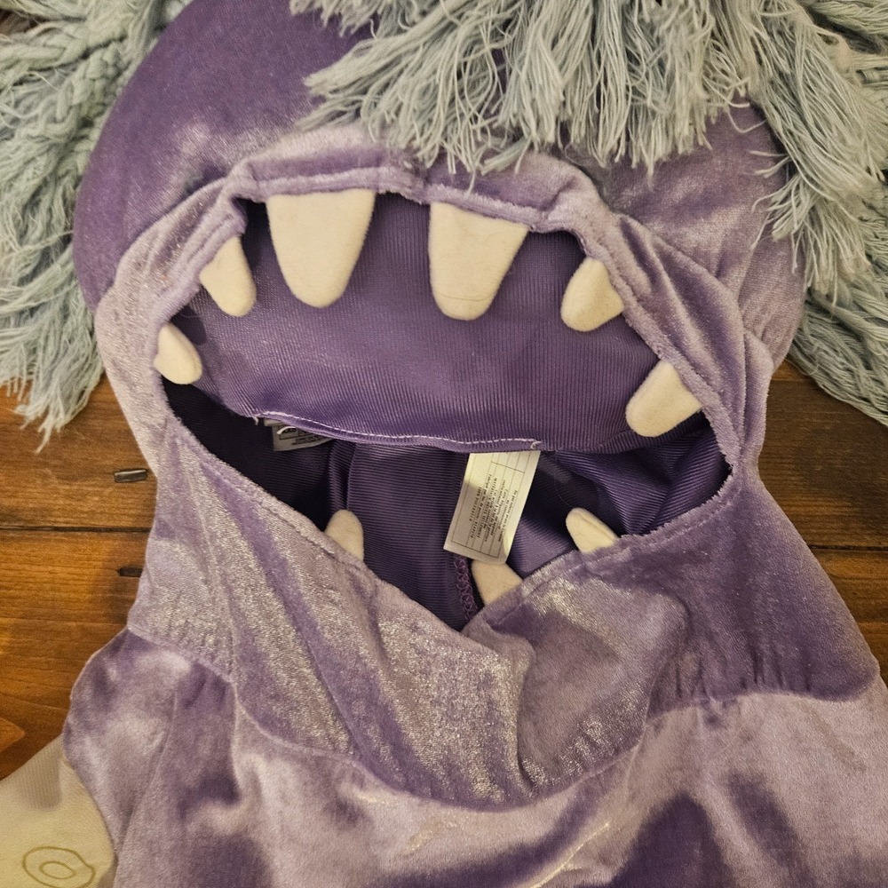 Disney Store Monsters Inc Boo Monster Costume XXS Purple Plush Pixar - Picture 4 of 16